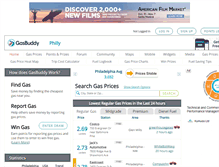 Tablet Screenshot of phillygasprices.com